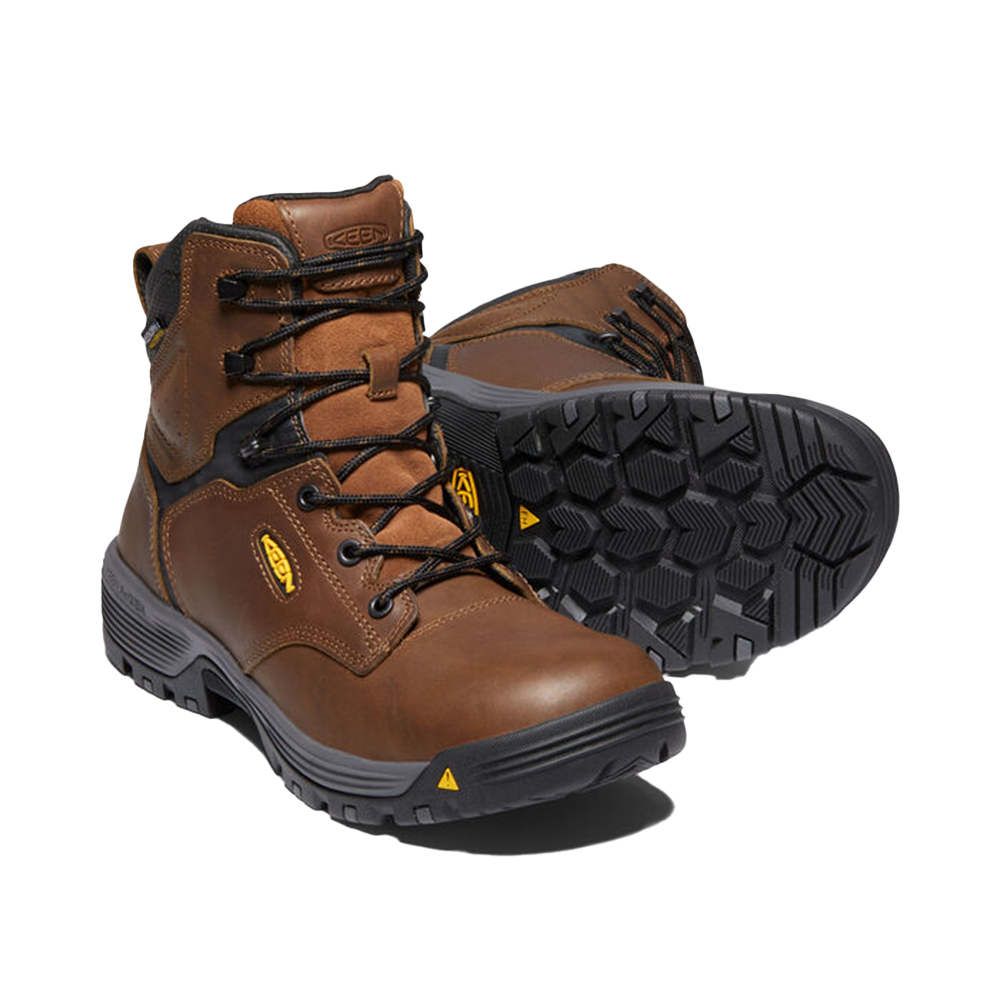Keen Men's Chicago 6 Inch Waterproof Work Boots with Carbon Fiber Toe from Columbia Safety